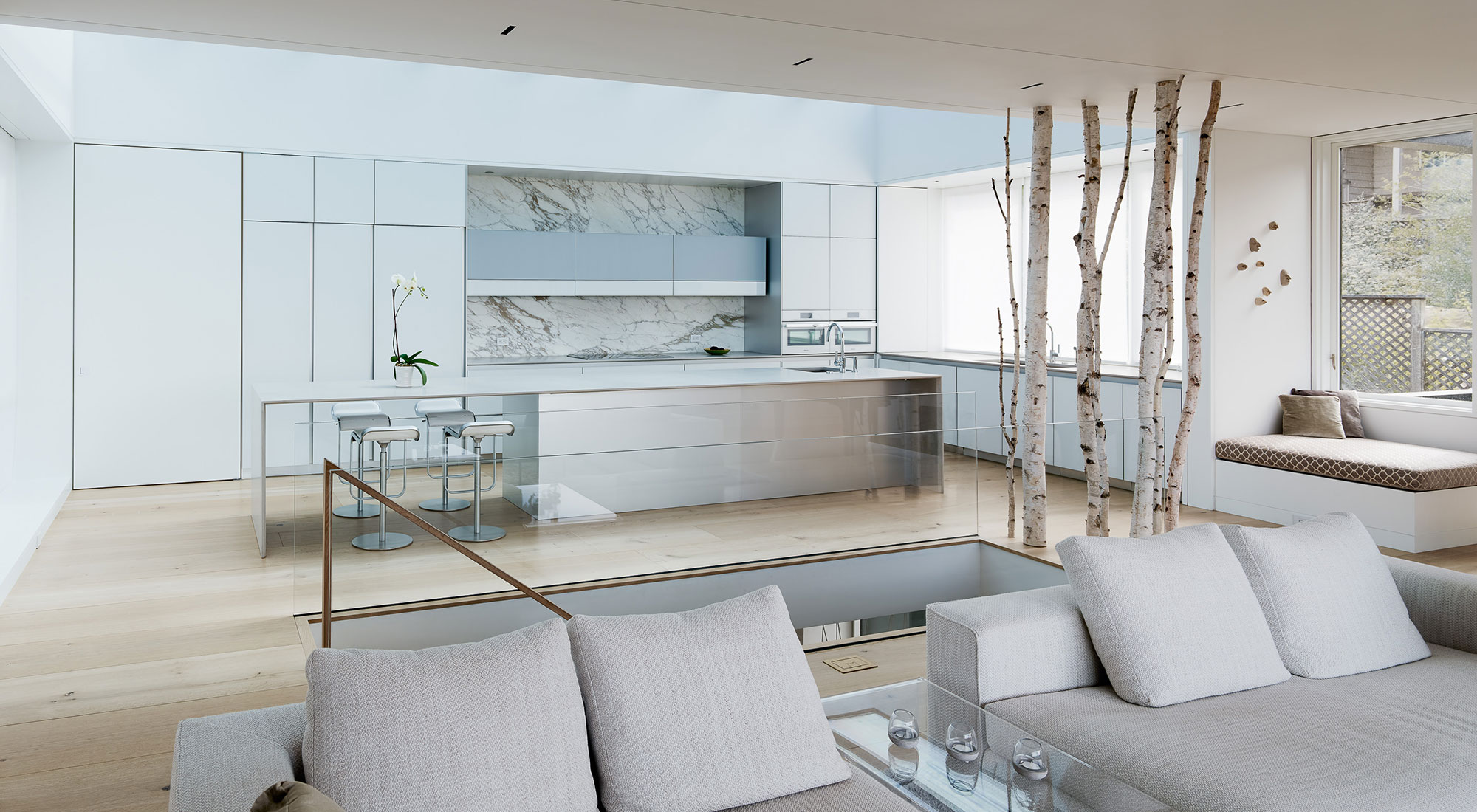 Custom woodwork — SF Spruce Street residence