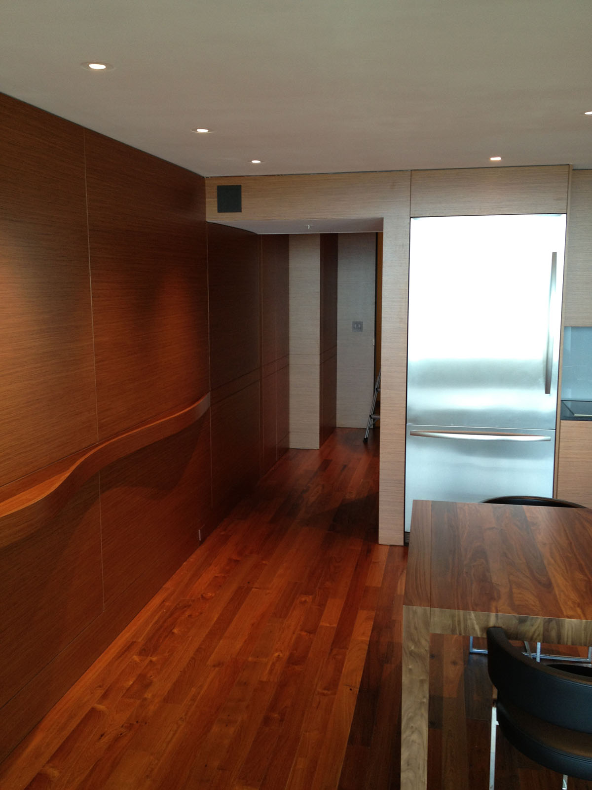 Custom woodworking — SF Infinity Tower, San Francisco, CA