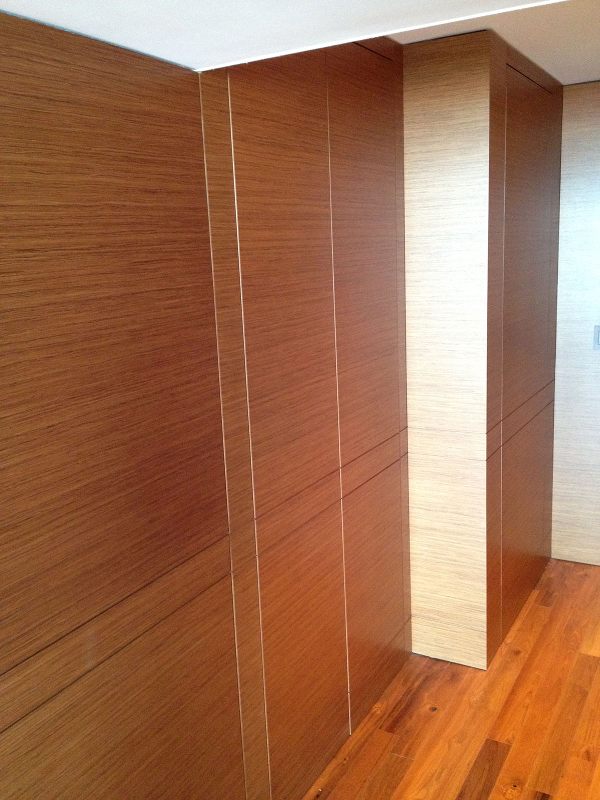Custom woodworking — SF Infinity Tower, San Francisco, CA