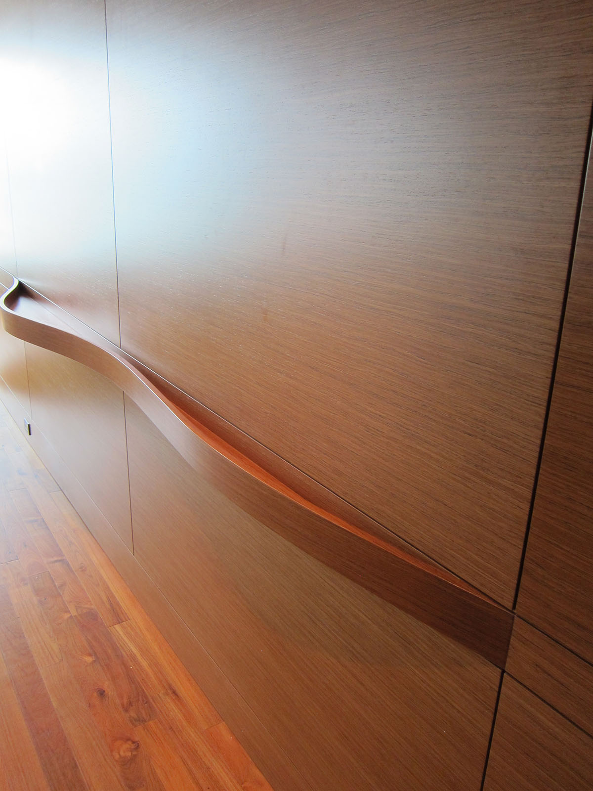 Custom woodworking — SF Infinity Tower, San Francisco, CA