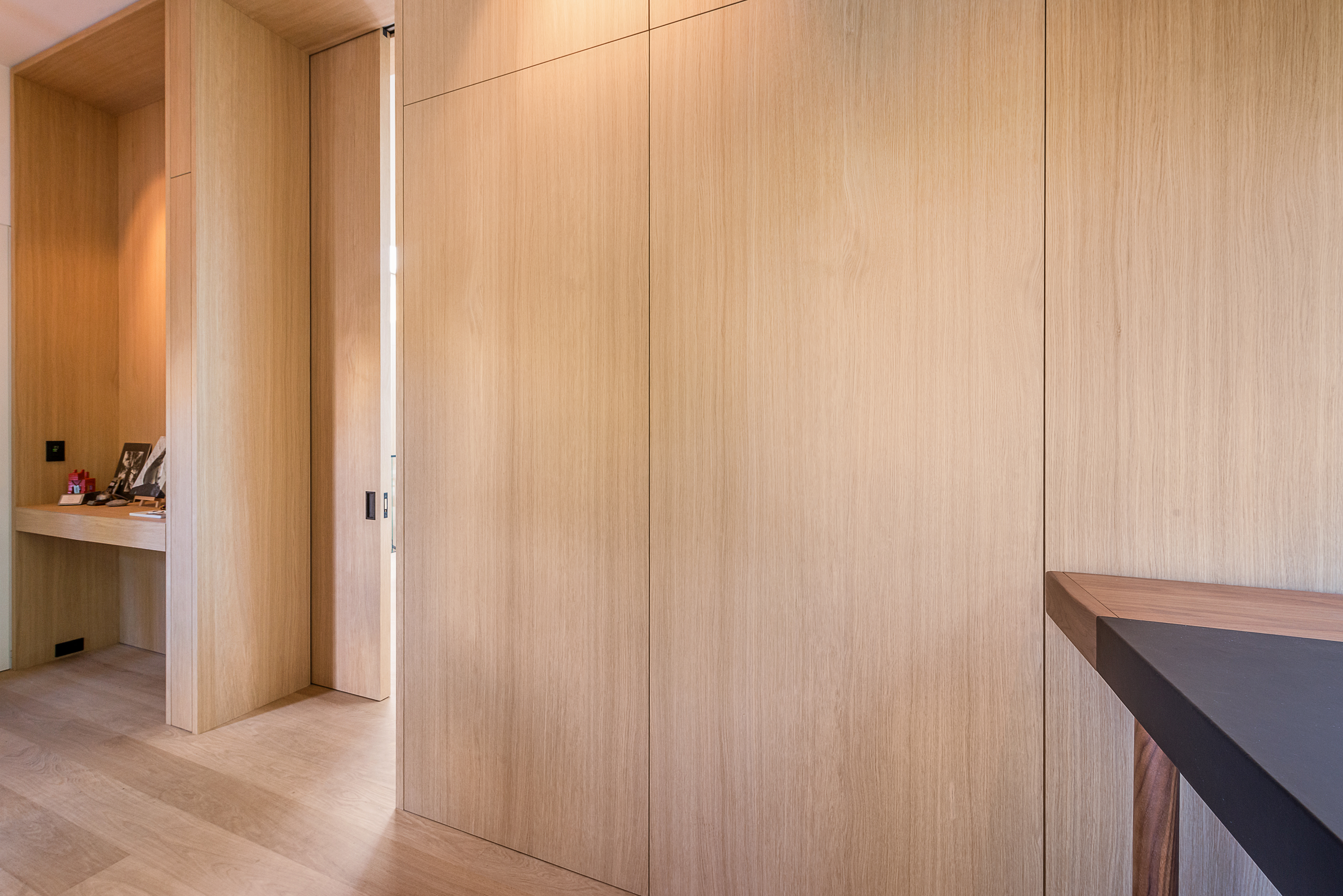 Custom woodworking — SF Private Residence, San Francisco, CA