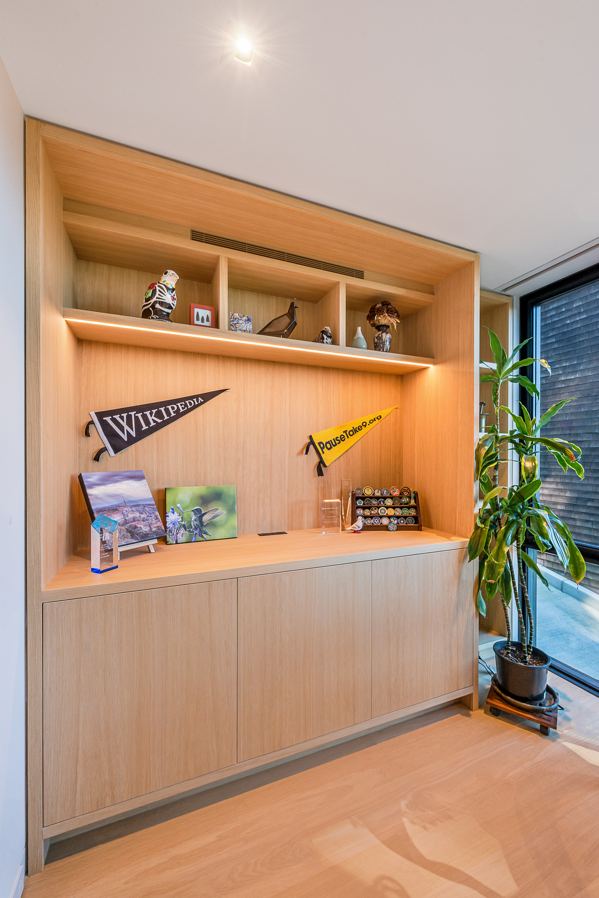 Custom woodworking — SF Private Residence, San Francisco, CA