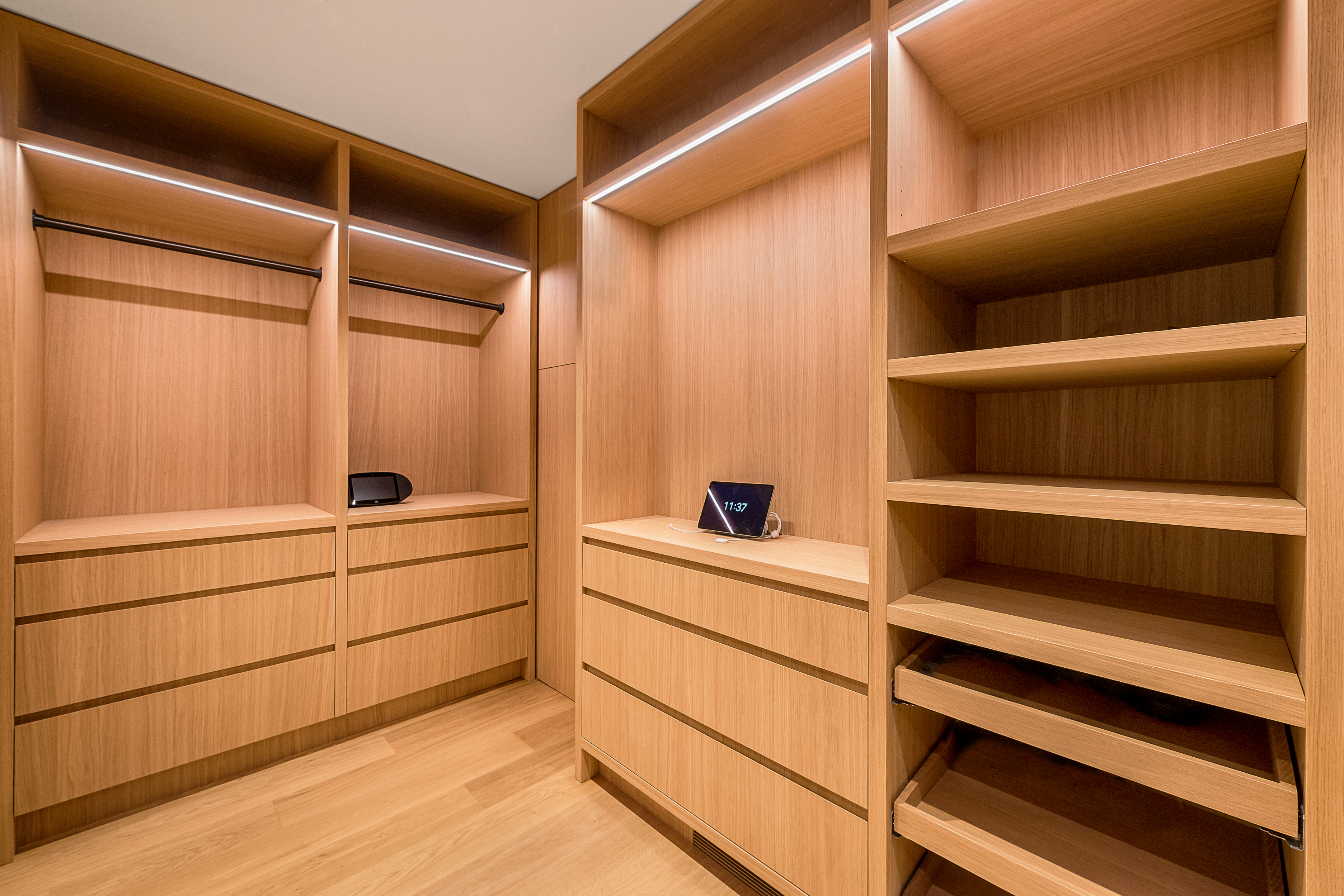 Custom woodworking — SF Private Residence, San Francisco, CA