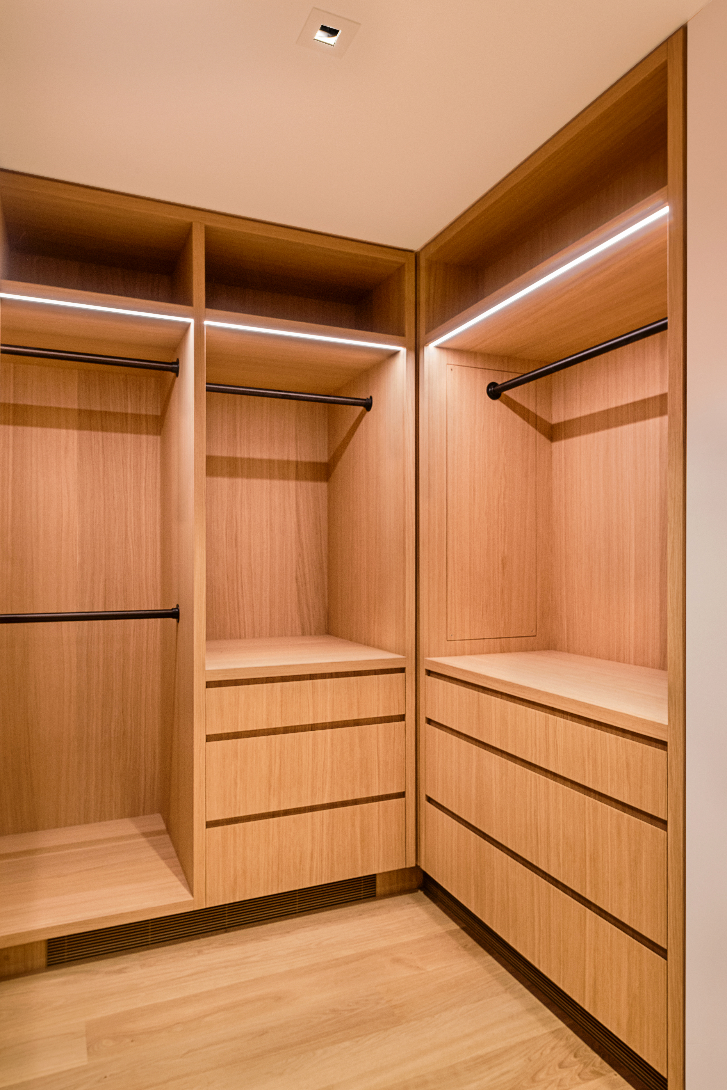 Custom woodworking — SF Private Residence, San Francisco, CA